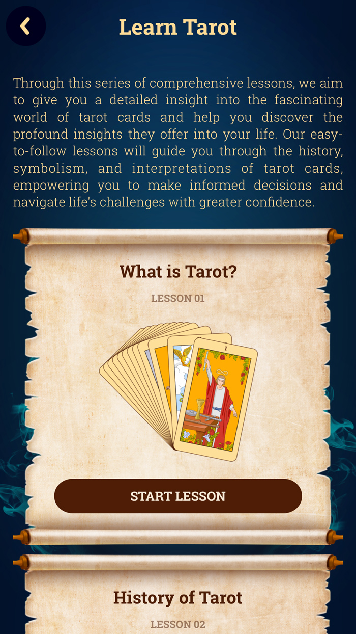 Learn tarot card reading