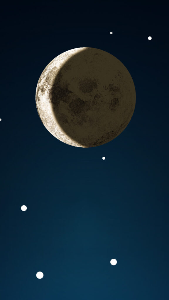 Track the moon phases with our app.